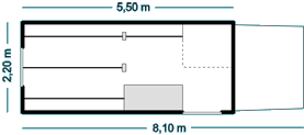 Garderobenmobil 3 (Grundriss)